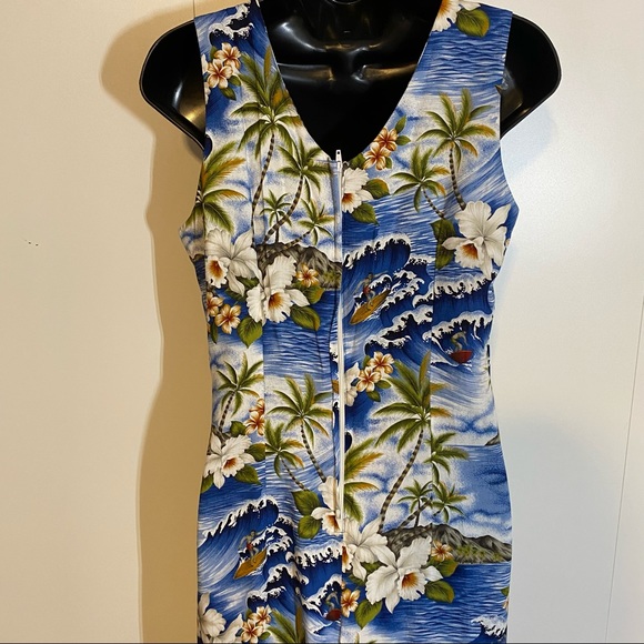 Orchid Designs Dress from Hawaii. Multi-color. Size M - Picture 4 of 5